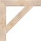 Ekena Millwork Traditional Block Smooth Bracket, Douglas Fir, 5 1/2"W x 38"D x 38"H BKT06X38X38TRA05SDF - alternate 3